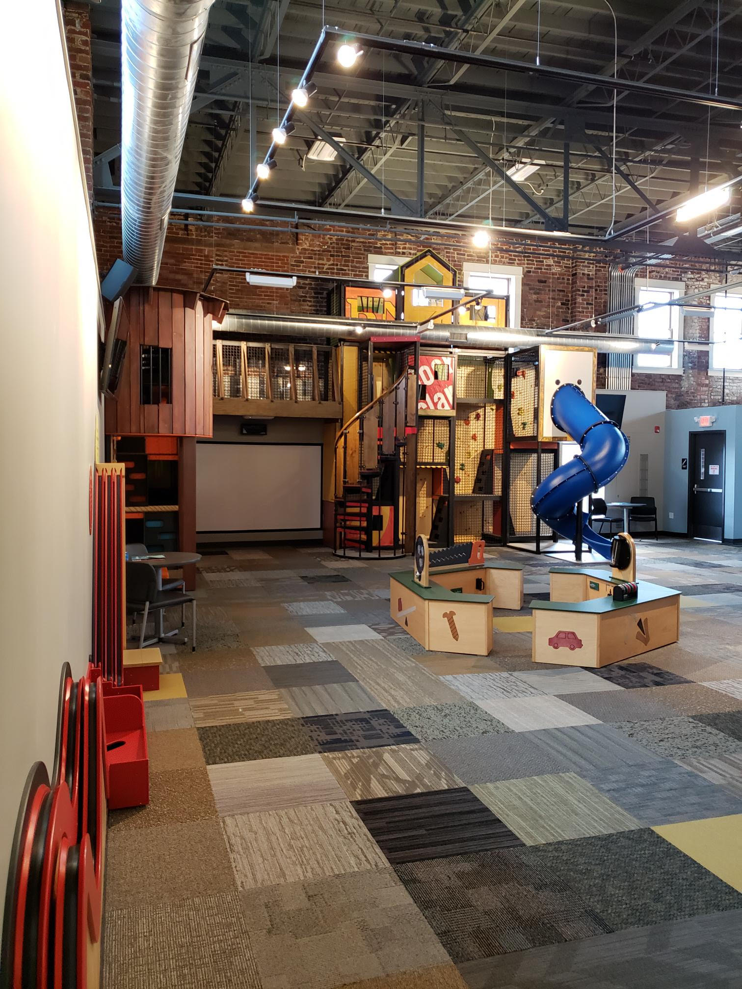 Discovery Depot Second Floor with Jungle Gym and Slide