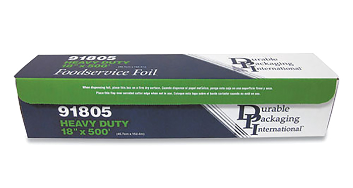 Black & Green Aluminum Foil Box 91805