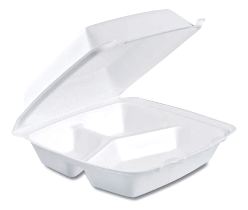 White Food Container Divided into Sections 