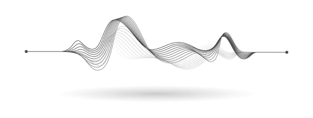 Sound waves illustration